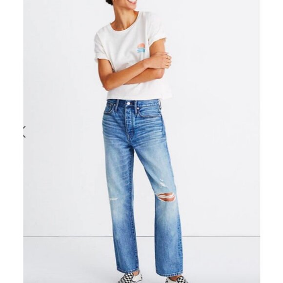 Madewell Denim - Madewell $118 The Dad Jean in Summerfield Wash Size 25 AJ217